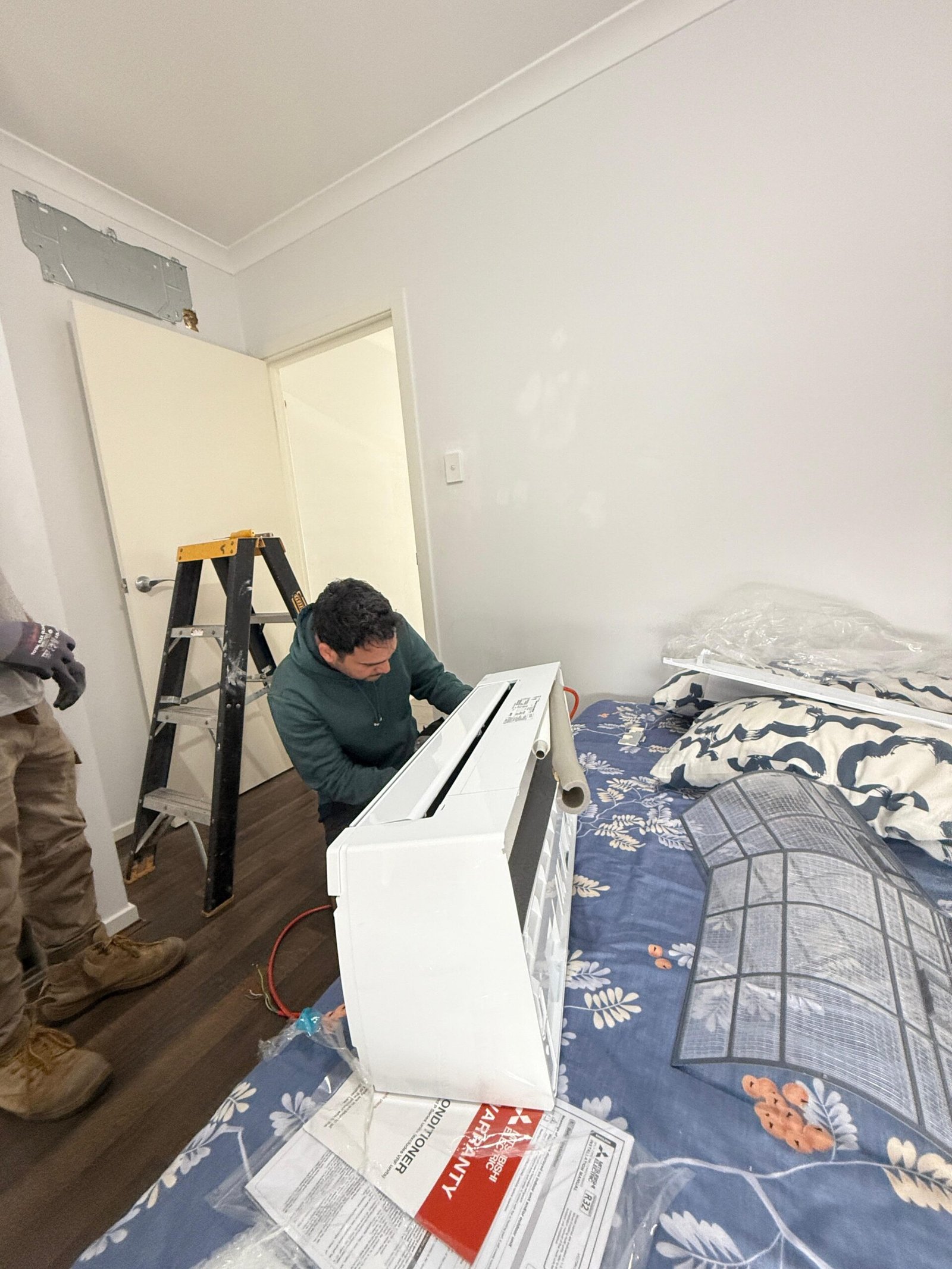 Bedroom Split AC Installation Service