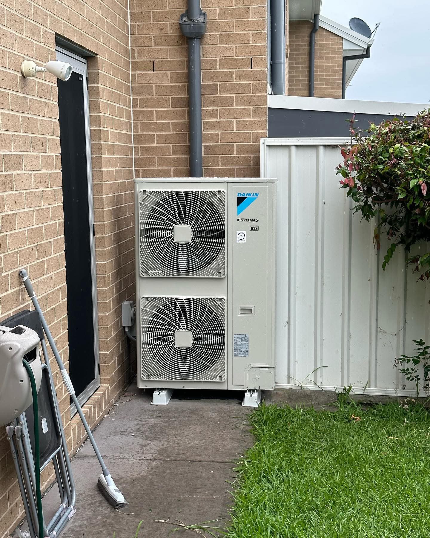 Home Daikin split system installed by RMA Engineering