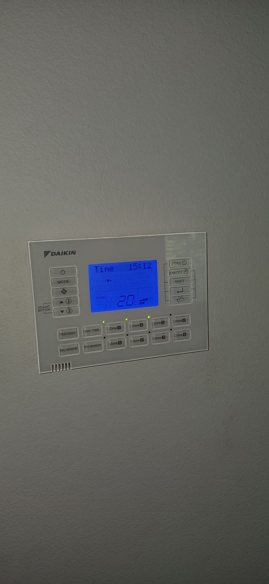 Ducted AC Zone Control Panel
