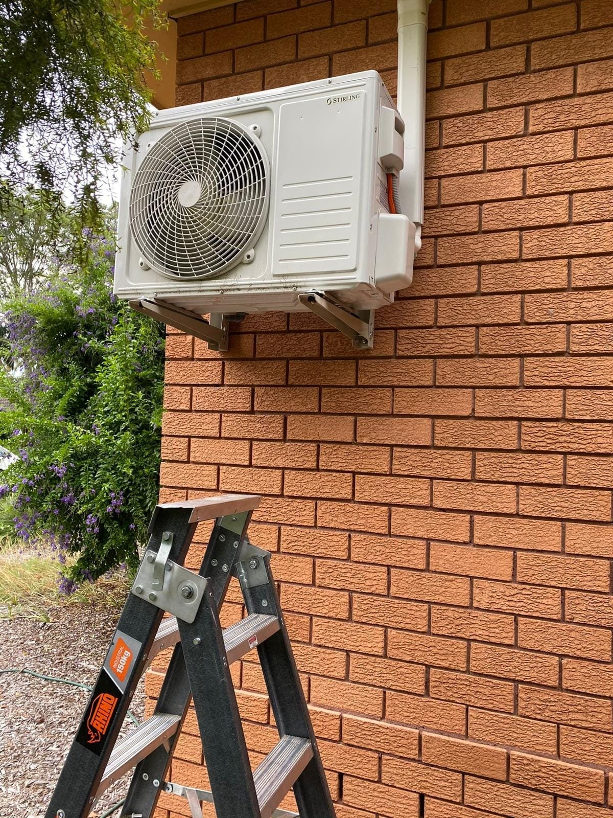 Elevated Split AC Outdoor Unit
