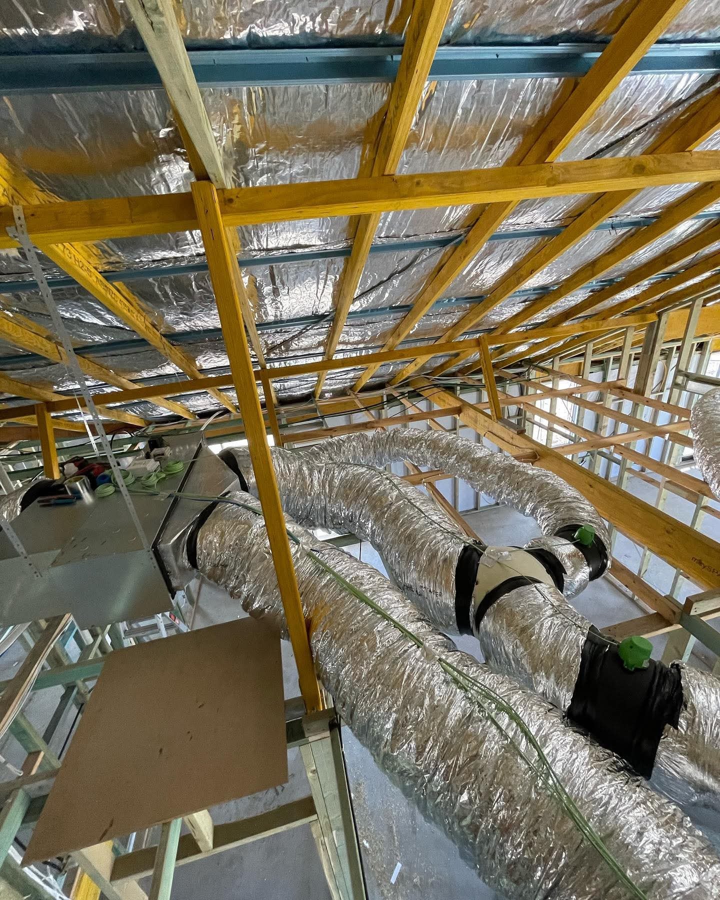 Flexible Ductwork Installation AC