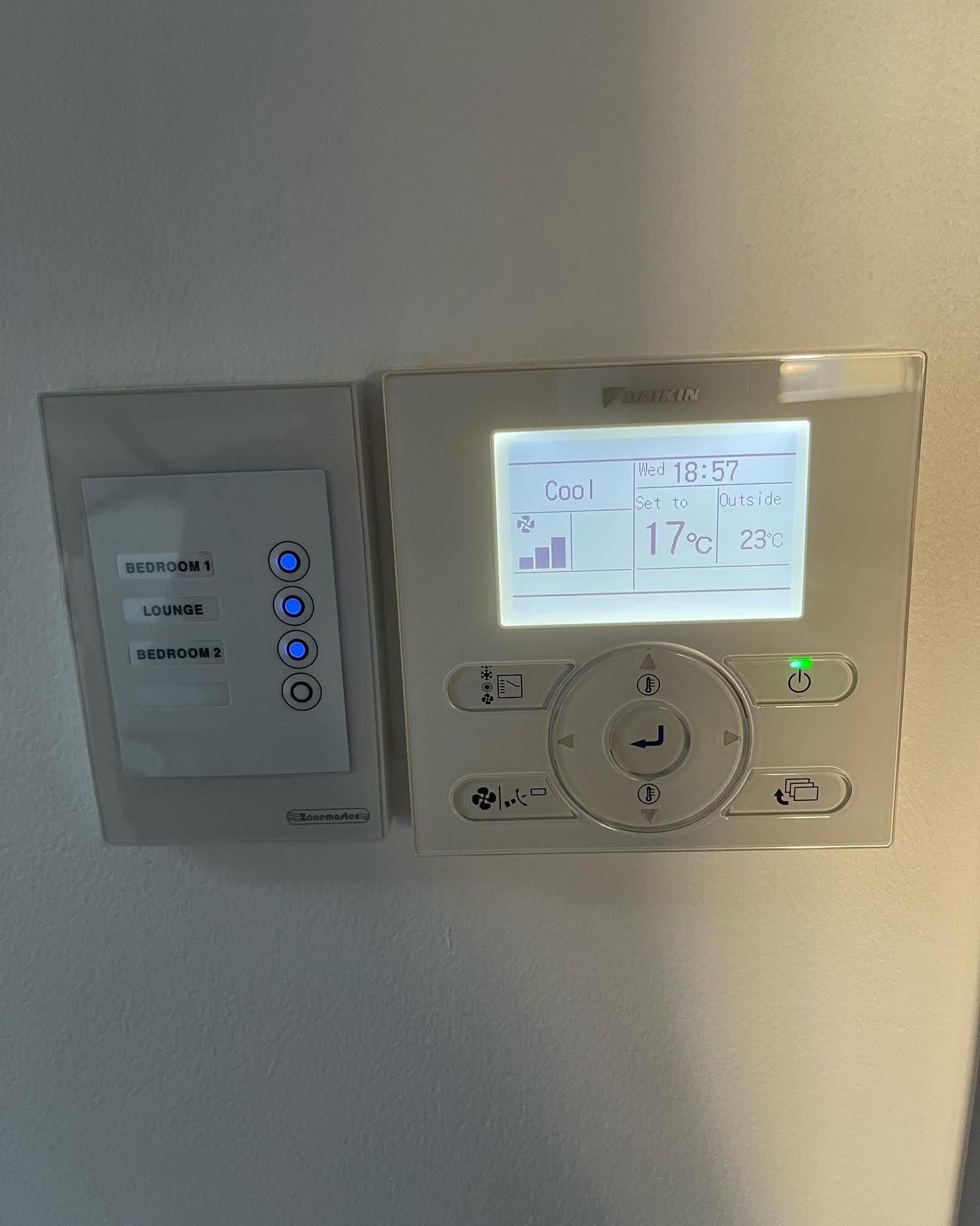 Multi Head Split System Wall Controllers