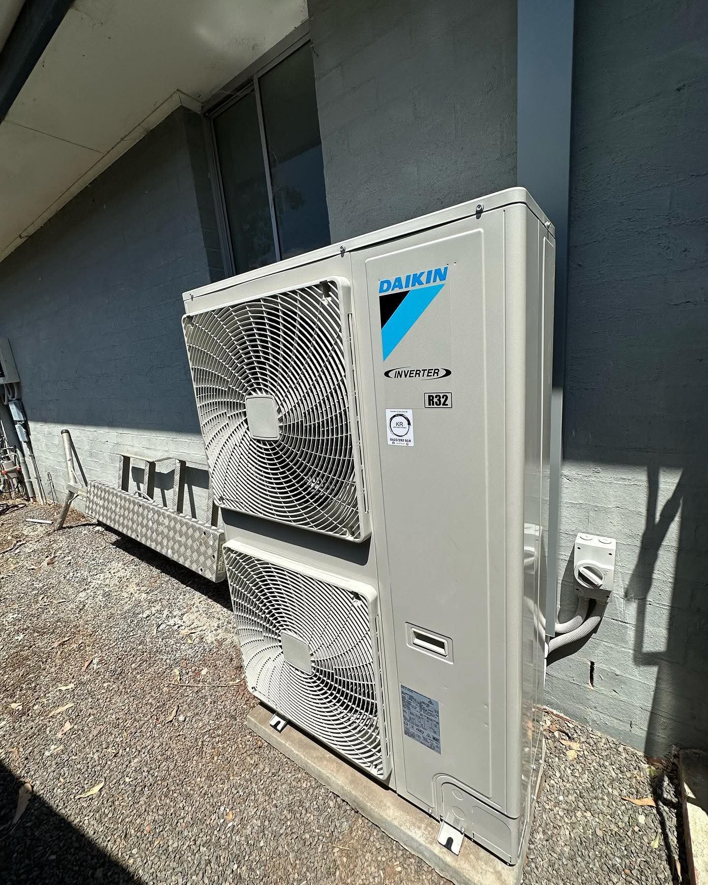 Split AC Outdoor Unit Setup